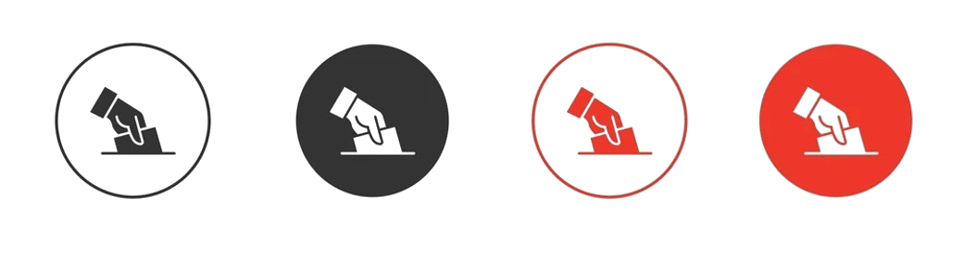 Ballot icon logo